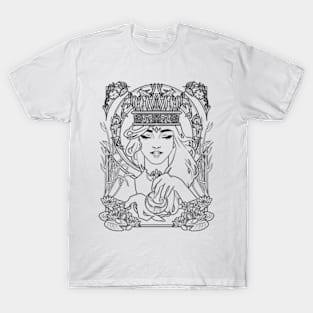 Art Nouveau - Water Lilies T-Shirt